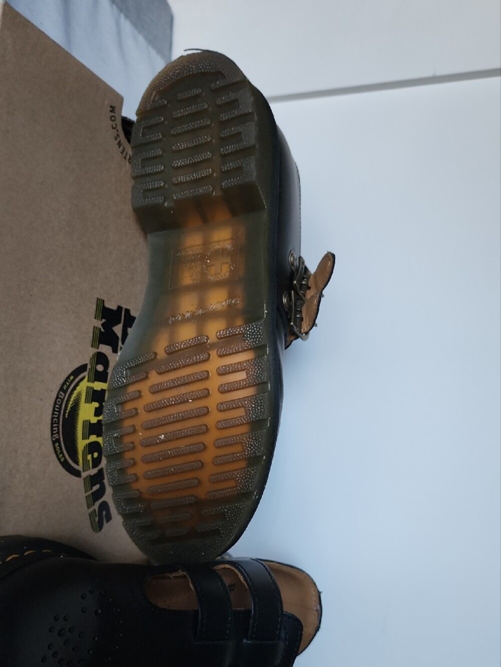 Dr. Martens 8065 Smooth Leather Mary Jane Shoe Black Size US 7 - Picture 9 of 14